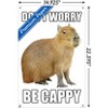 Trends International Capybara - Be Cappy Unframed Wall Poster Prints - 3 of 4