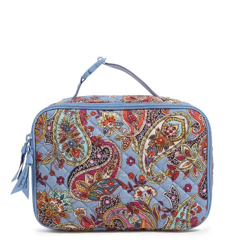 Vera Bradley Women's Cotton Lay Flat Lunch Box Provence Paisley