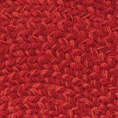 Ruby Red Braided Cotton Table Runner 13 x 36