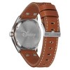 Citizen Disney Eco-Drive watch featuring Mickey Mouse 2-hand Silver Tone Brown Leather Strap - image 3 of 4