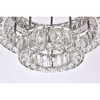 Elegant Lighting Monroe 2 - Light Flush Mount in  Chrome - 4 of 4