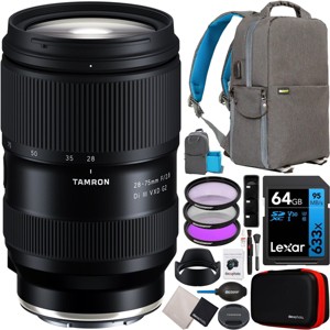 Tamron 28-75mm F/2.8 Di III VXD G2 Lens A063 for Nikon Z-Mount Full Frame Camera Bundle - 1 of 4