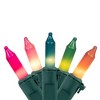 Northlight Mini Christmas Light Set - Pastel Multi-Color - 20' Green Wire - 100ct - 2 of 4