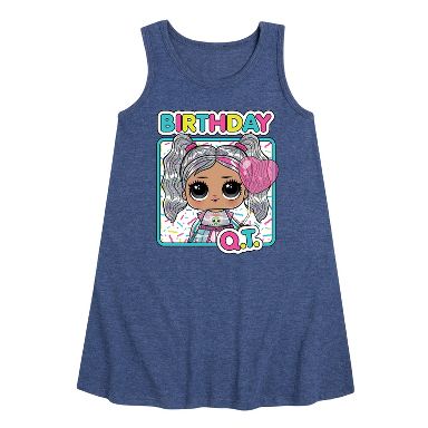 lol dress birthday Girls' Surprise! QT Graphic Sleeveless Aline - Heather Navy Whether youre uncovering the bfcm-2025-30 Sky-Blue Backless Long Sleeve Size:9-10 Years (150cm)