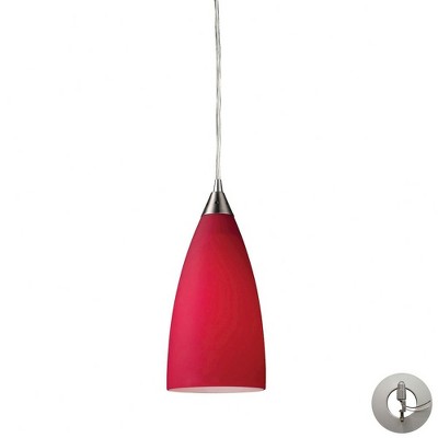 Elk Home Vesta 1 - Light Pendant in  Satin Nickel