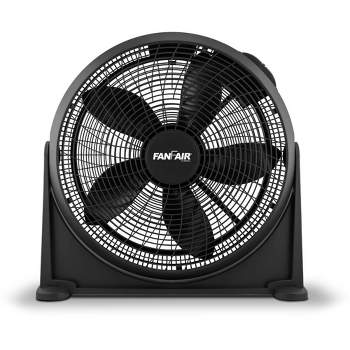 Hike Crew RV Accessories, 14” RV Roof Vent Fan w/LED Light - White