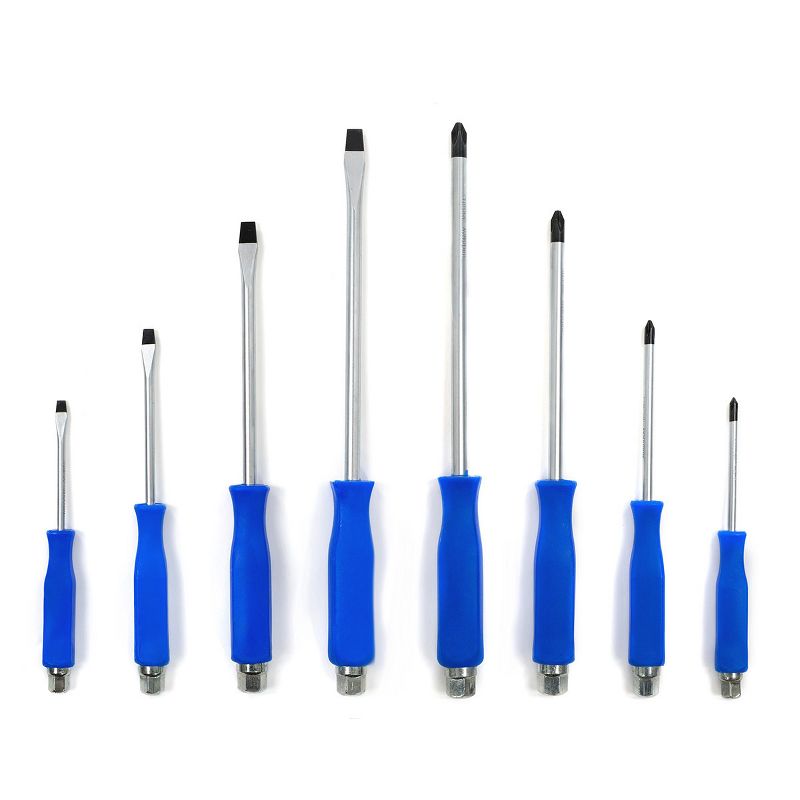 Stark USA 8PC Hammer Head Magnet Tip Screwdriver Set Phillips and Slotted Flat, 1 of 6