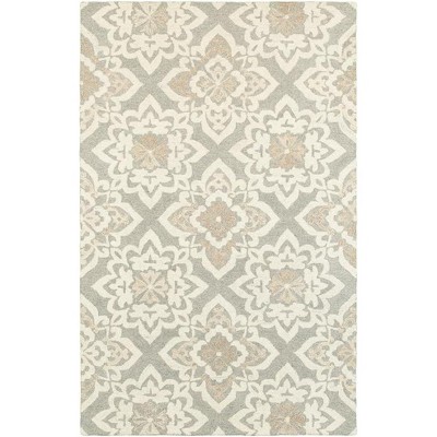 Oriental Weavers Craft 93004 Grey/ Sand Indoor Area Rug - 2'6" x 8'