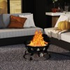 Tangkula 21 Inch Diameter Propane Gas Fire Pit Patio Portable Fire Bowl w/ Cover Igniter - 2 of 4
