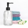 Unique Bargains Glass Durable Hand Soap Dispenser with Black Pump for Kitchen Bathroom - 4 of 4