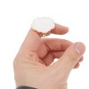 Unique Bargains Portable Marble Rectangle Ring Nail Art Palette 1 Pc - 3 of 4