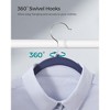 SONGMICS Clothes Hangers, Pack of 30/50 Plastic Coat Hangers, Non-Slip, 0.2 Inches Thick - 4 of 4