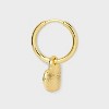 Bijoux Sport by Luv Aj MLB Gold Logo Heart Hoop Earrings - 3 of 3