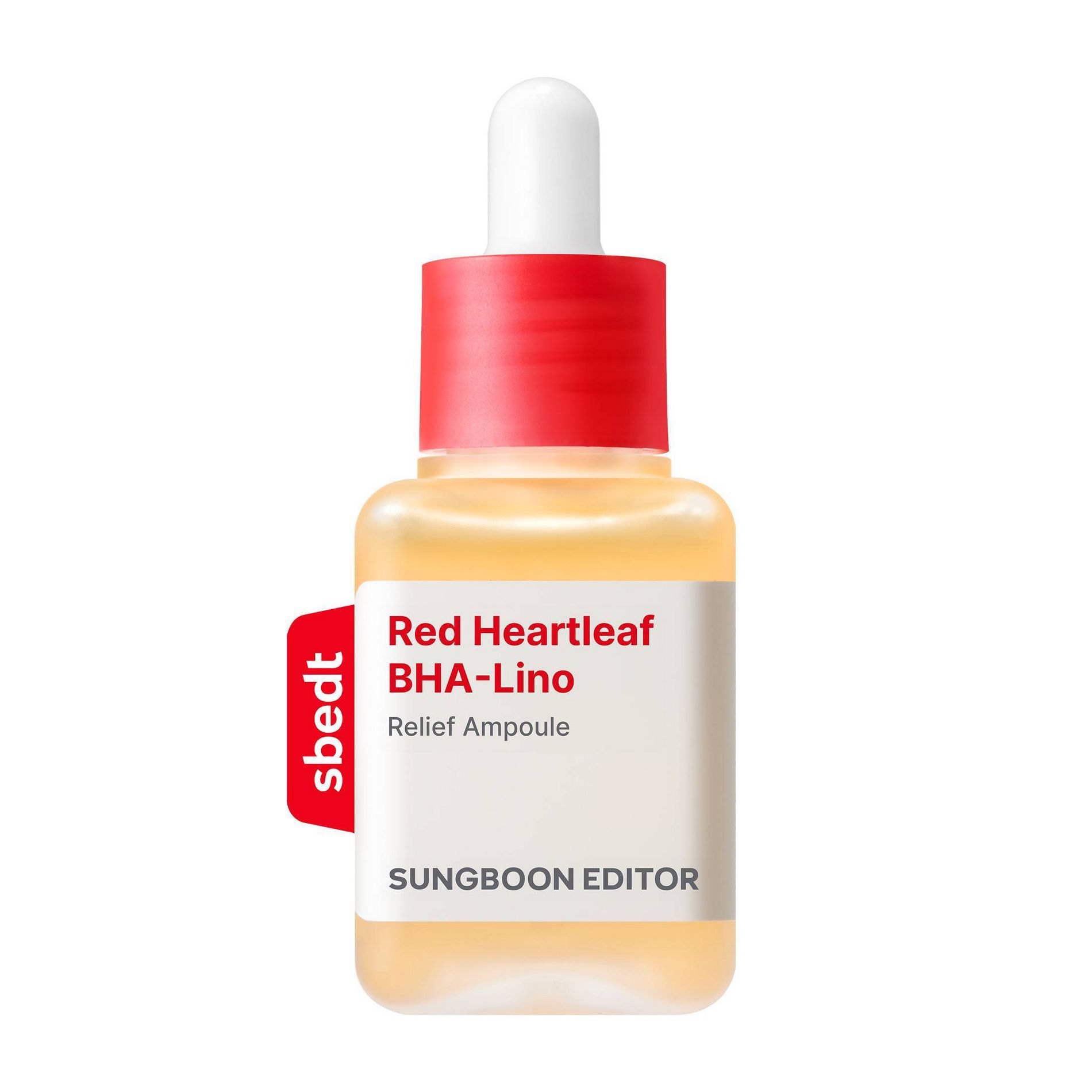 SUNGBOON EDITOR Red Heartleaf BHA-Lino Relief Ampoule Face Serums - 40ml - Beauty Studio