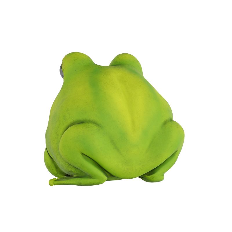 Nature Spring Resin Frog Statue for Backyards and Gardens - Bright Green, 3 of 7