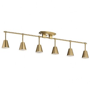 Kichler Lighting Sylvia 6 - Light Wall Light in  Brushed Natural Brass - 1 of 3