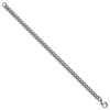 Black Bow Jewelry 6mm Stainless Steel Polished Curb Chain Bracelet, 8.25 Inch - 2 of 4