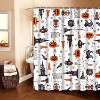 LunaLulinlk Halloween Pumpkin Shower Curtain - 2 of 4