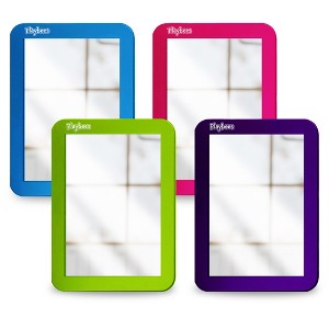 Playbees Magnetic Locker Mirror 4PACK (Purple, Pink, Green, Blue) - 1 of 4