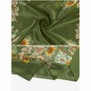 Elerevyo Women's Satin Large Paisley Symmetric Silk Square Scarf Head Wrap Bandanas 35.4" X 35.4" - 4 of 4