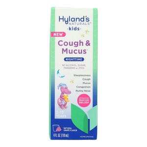 Hyland's Naturals Kids Cough & Mucus Nighttime - 4 fl oz - 1 of 2