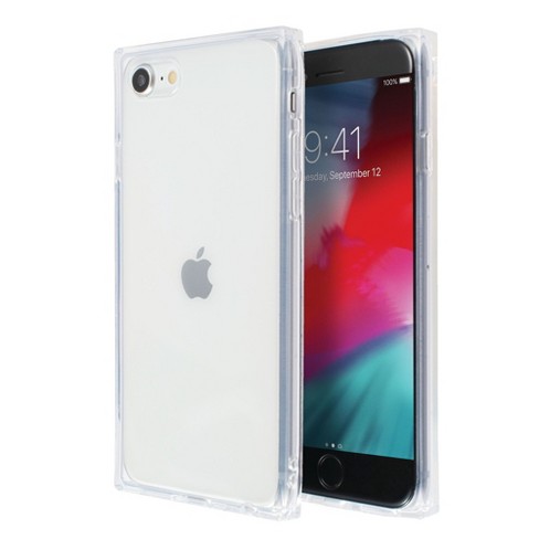 Insten Square Case For Iphone Se 2nd Gen Reinforced Corners Crystal Clear Ultra Thin Soft Tpu Cover Target
