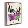 Stupell Industries Unwind Rainbow Colors Icon Bath, 25" x 25" - 3 of 4