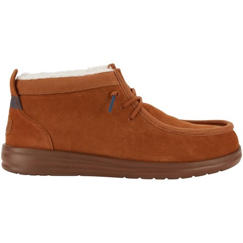 HEYDUDE Men Wally Mid GripR Warmth , Brown, 15