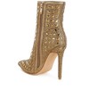 Frostin Pointed Toe Rhinestones Stiletto Boots - 3 of 4