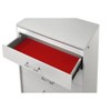 Glam Modern Style 5-Drawer Chest Made with Wood in White same asG150108641 (B is NJ inventory, G is CA inventory,) - 3 of 4