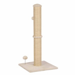 BestMassage Cat Scratcher Post with Durable Sisal & Interactive Hanging Toys for Indoor Cats 22in/33in Tall - 1 of 4