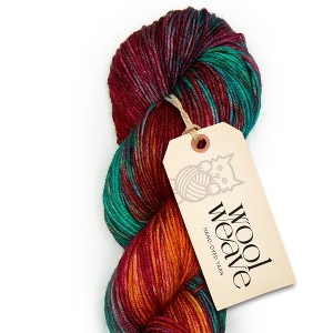 Woolweave Superwash Merino Wool Yarn – 100g DK Weight, 240 Yards – Hand Dyed Variegated Yarn for Knitting & Crochet - 1 of 4