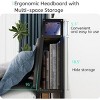 Streamdale Queen Bed Frame with Storage, LED & USB, Ergonomic Headboard, Noise-Free (No Box Spring Needed) - 4 of 4