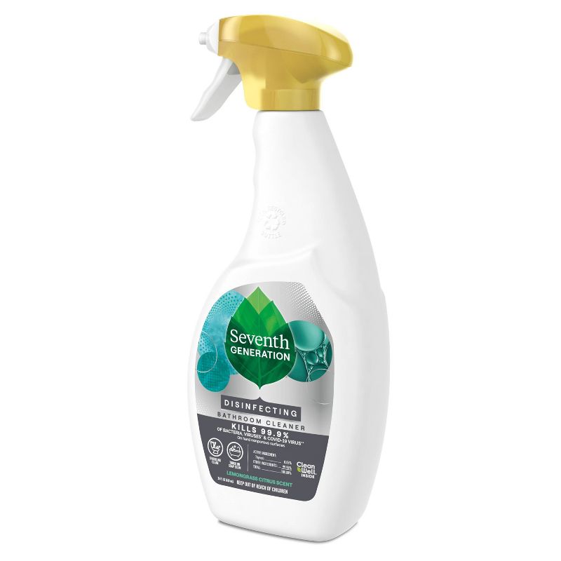Seventh Generation Lemongrass Citrus Disinfecting Bathroom Cleaner - 26oz, 4 of 5
