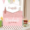 Big Dot of Happiness Rose Gold Grad - Graduation Congratulations Giant Greeting Card - Big Shaped Jumborific Card - 2 of 4
