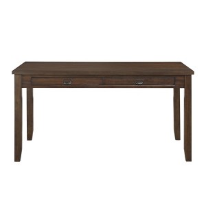 Vynxaria Dark Cherry Finish Dining Table, 4 Drawers, Transitional Style Wooden Furniture, Ideal for Dining & Kitchen Spaces - 1 of 4
