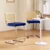 FURNIinspire Dining Chair, Counter Height Bar Stools Set of 2, Bar Chairs and Stools, Armless, Ideal for Kitchen Islands, Blue, 18.9"*17.7"*37.4" - 2 of 4