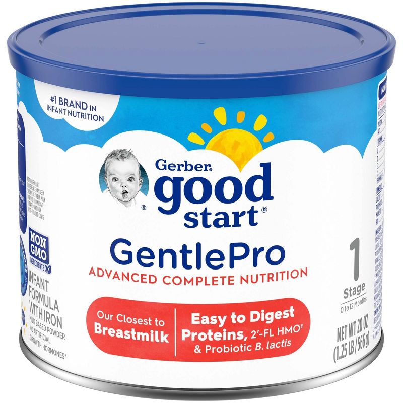 Gerber Good Start GentlePro Non-GMO Powder Infant Formula - 20oz, 2 of 11
