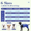 Dog Surgery Leg Sleeve Rear Legs, Male Female Pet Prevent Licking Wound Elbow Knee Protector, Dog Recovery Suit Cone Collar Alternative Pants Shirt - 2 of 4