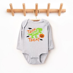 The Juniper Shop Trick Rawr Treat Baby Long Sleeve Bodysuit - 1 of 3