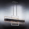 Urban Ambiance Luxury Modern Chandelier,  16-3/8" x 38",  Midnight Black Finish, UHP2780 - 3 of 4