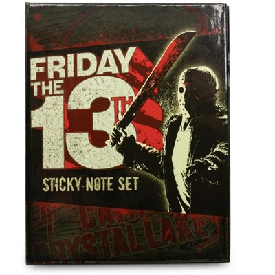 Silver Buffalo Friday the 13th Sticky Note and Sticky Tab Box Set