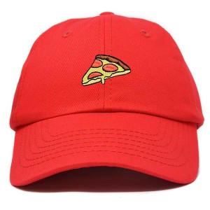 Dalix Pizza Embroidered Mens Cotton Dad Adjustable Hat Baseball Cap Mens - 1 of 4