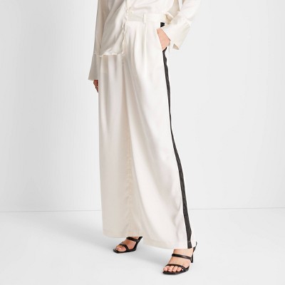 Women&#39;s Wide Leg Trousers - Future Collective&#8482; with Kahlana Barfield Brown Cream XS