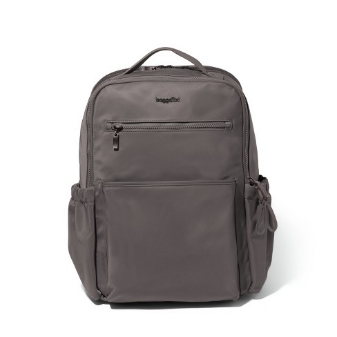 Baggallini Tribeca Expandable Laptop Backpack Smoke Twill