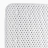 Home Mart Goods White Non-Slip Foam Bathtub Shower Mat With Suction Cups - 3 of 4
