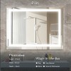 LED Bathroom Vanity Mirror with Lights, Anti-Fog Wall Mounted Mirror with Dimmable Touch Switch for Bathroom-The Pop Home - 4 of 4