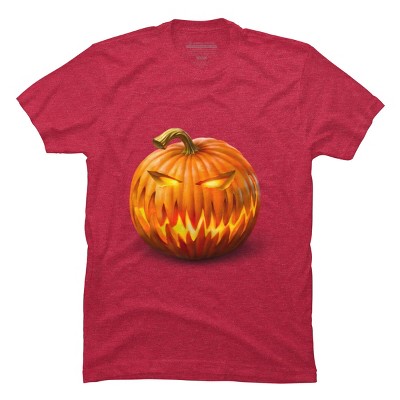 Men's Design By Humans Jack O'Lantern By Ldarro T-Shirt