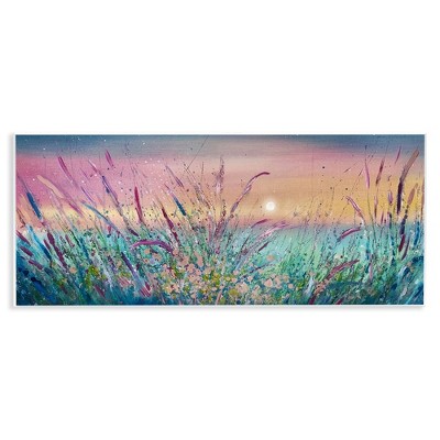 Stupell Industries Pond Reeds Sprouting at Sunset, 17" x 7"