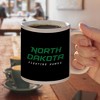 North Dakota Secondary Logo Ceramic Coffee Mug Novelty Gift Mugs for Coffee Tea and Hot Drinks 11oz White - 4 of 4